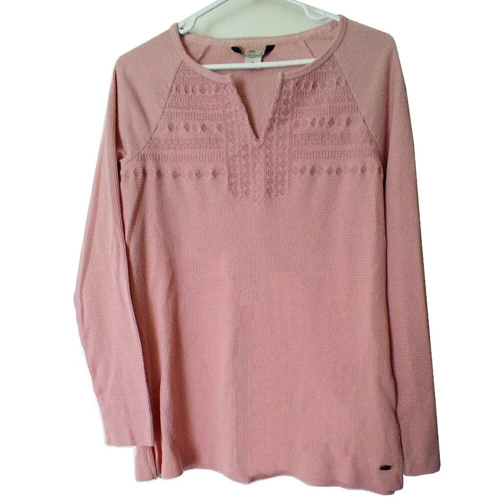 Bob Timberlake, Women's Long Sleeve, Pink/Dusty Rose, Medium